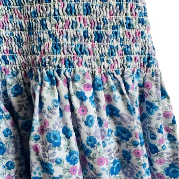 LOVESHACKFANCY LUPPA SMOCKED FLORAL MINI DRESS SIZE MEDIUM - Picture 10 of 15